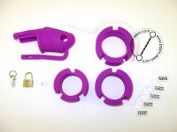 Birdlocked purple - Silikonový pás cudnosti